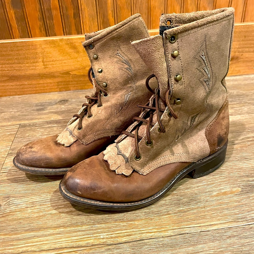 Laredo Women’s Roper Boots - Picture 2 of 4